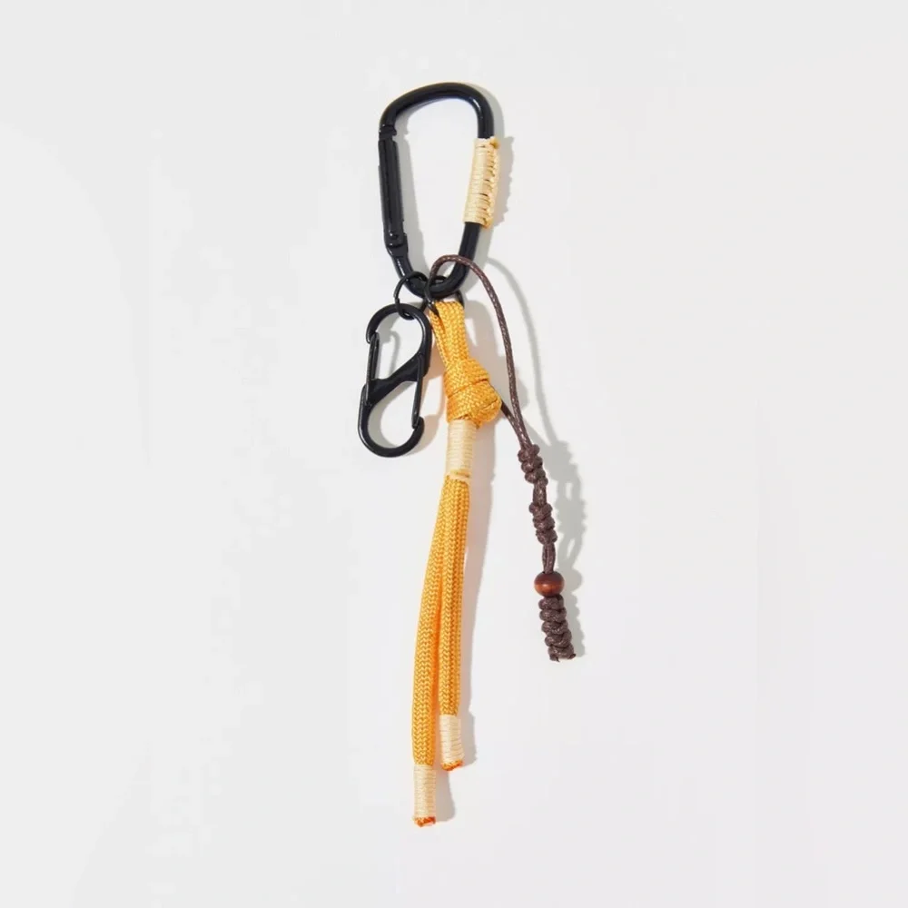 Urban Outfitters Knotted Rope Carabiner Keychain